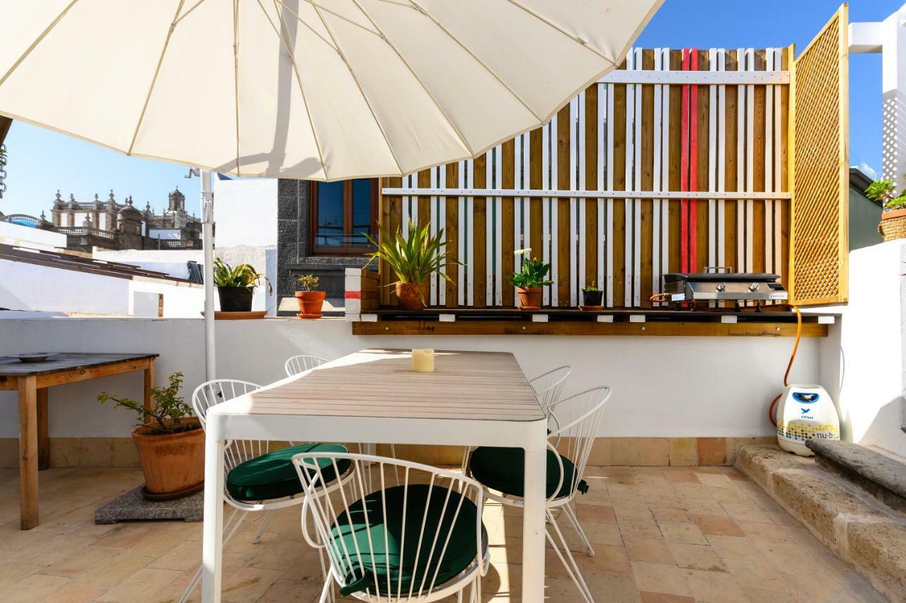 Open Air Historic Penthouse Vegueta Apartman Las Palmas de Gran Canaria Kültér fotó